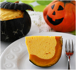かぼちゃのクリームチーズケーキ