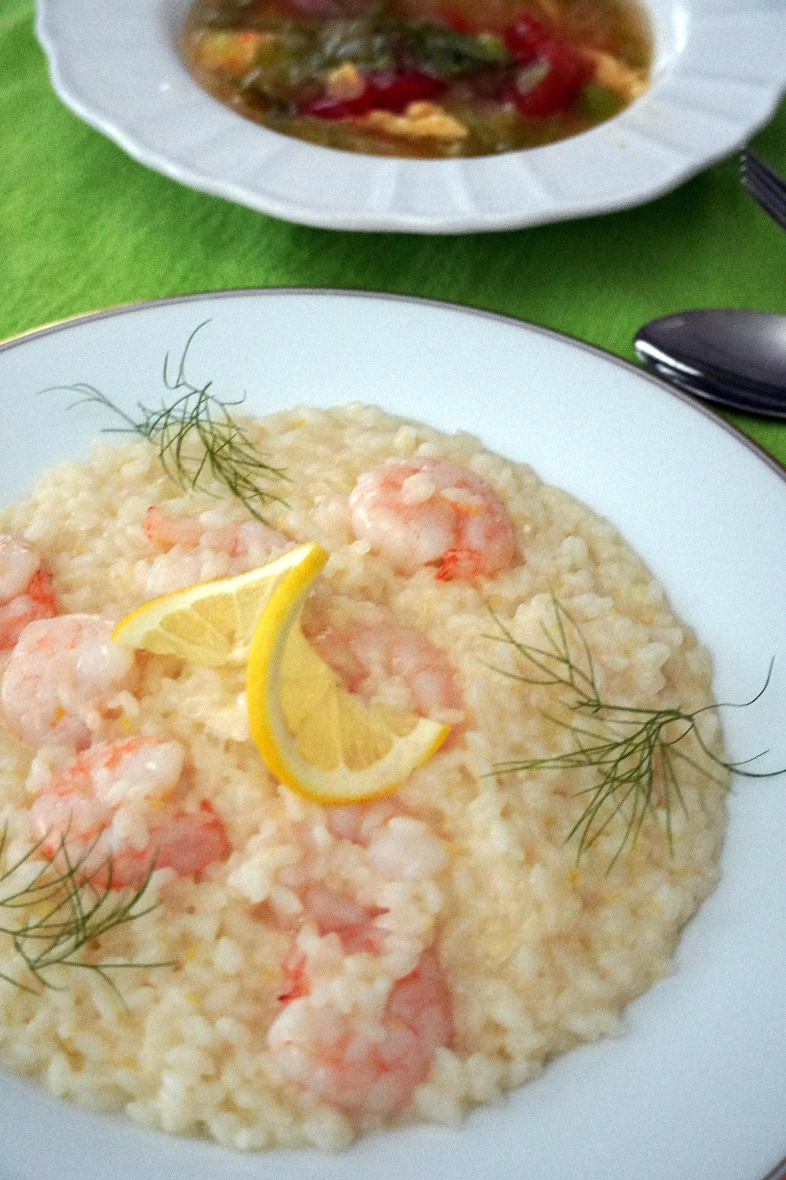 フレッシュガーデンハーブ入りレモンリゾットのレシピ