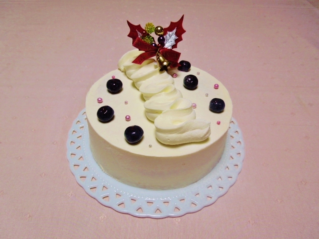 クリスマスケーキ ブルーベリーのチーズショートケーキ 開催 Kitchen Time料理 お菓子 パン デコ巻きずし教室 神奈川県横浜市港北区 の21年4月レッスン情報 料理教室検索サイト クスパ