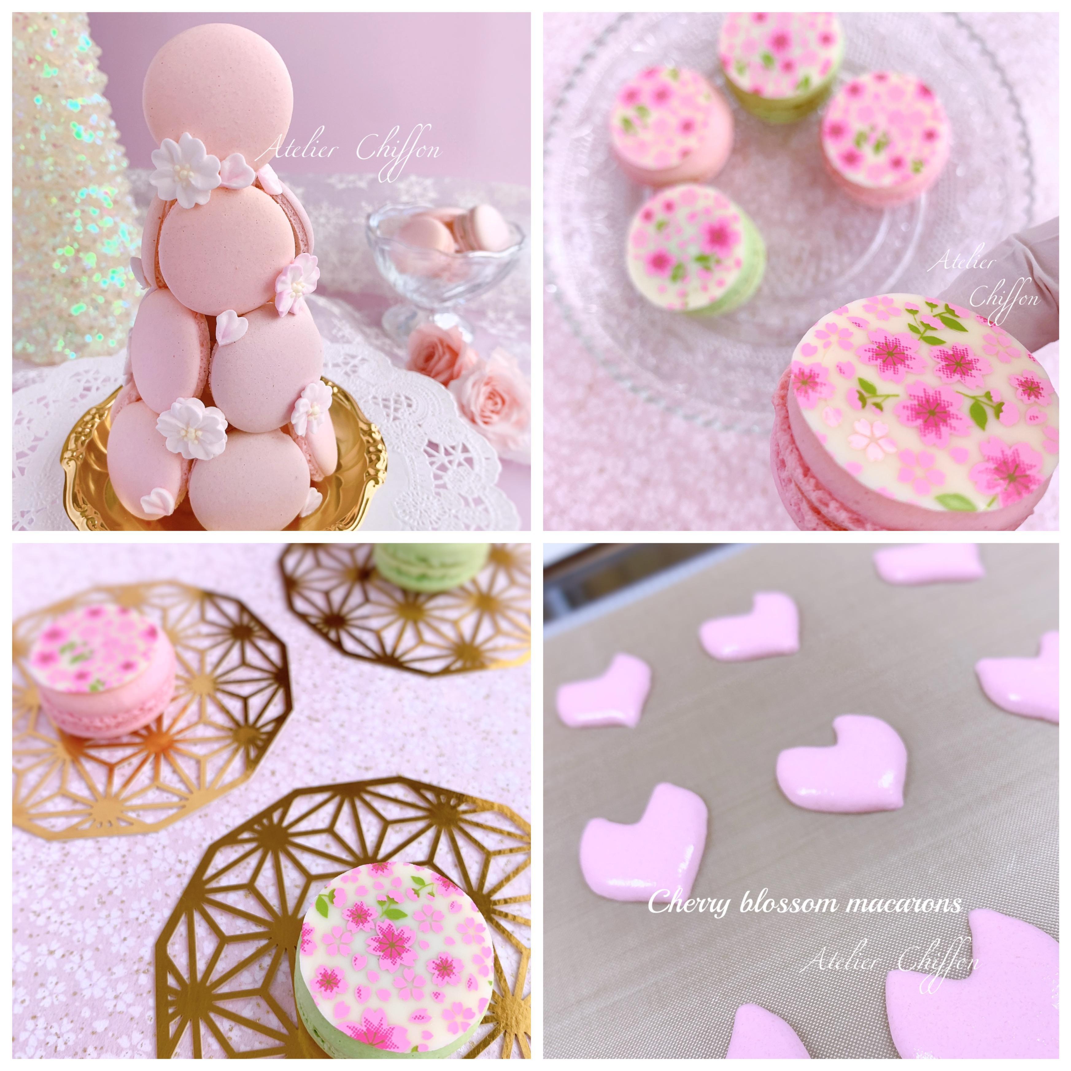 2〜3月 桜マカロンとマカロンタワーレッスン』 (2026年2月25日)開催