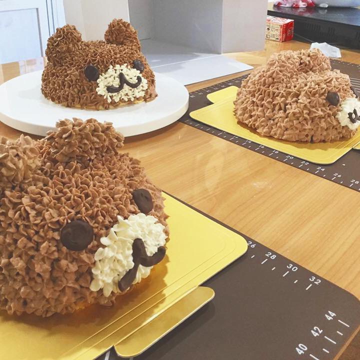 くまさんの立体ケーキ 16cmホール 平日』 (2019年1月29日)開催