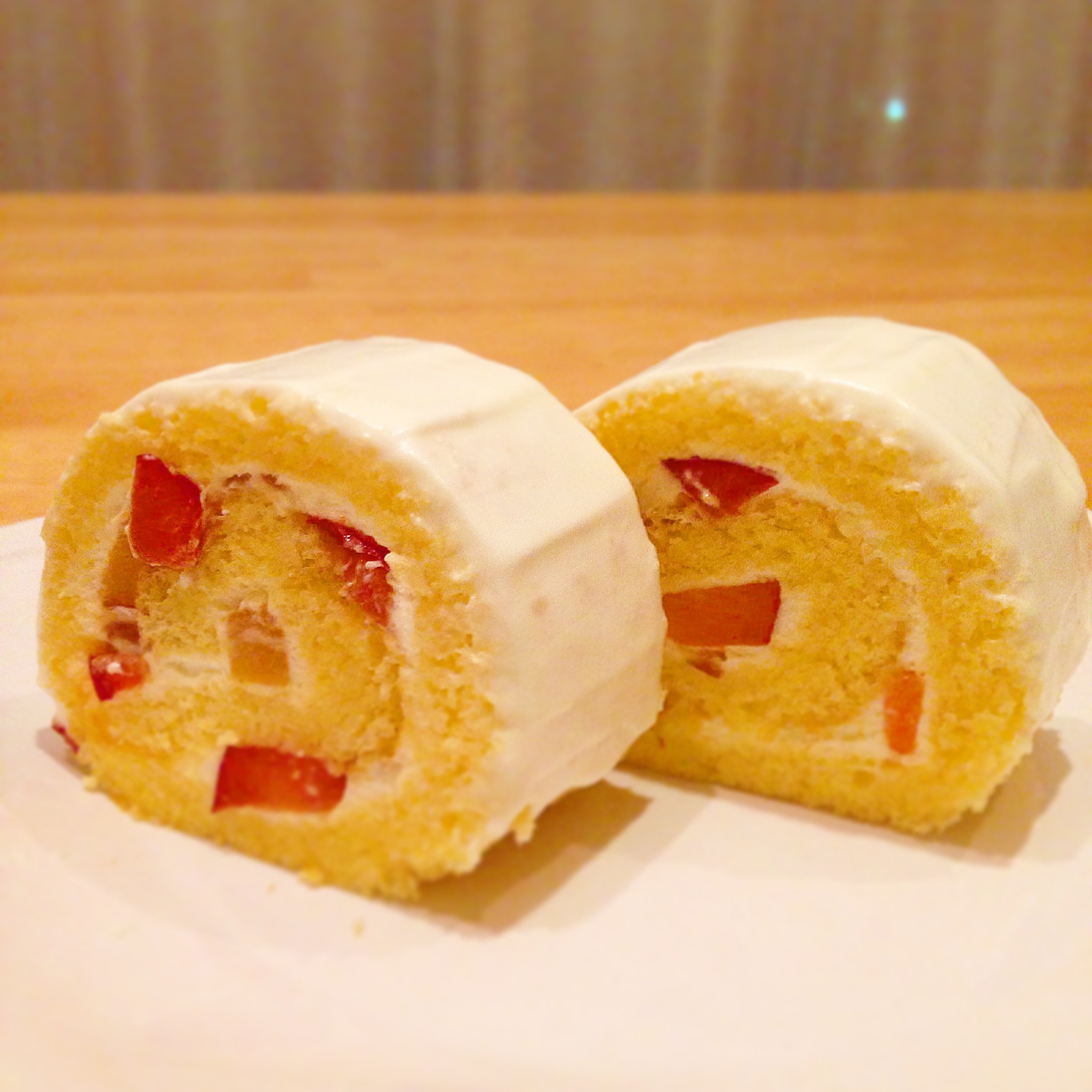 クリームチーズとネクタリンのロールケーキ 開催 お菓子教室 園子 東京都江東区 の21年3月レッスン情報 料理教室検索サイト クスパ
