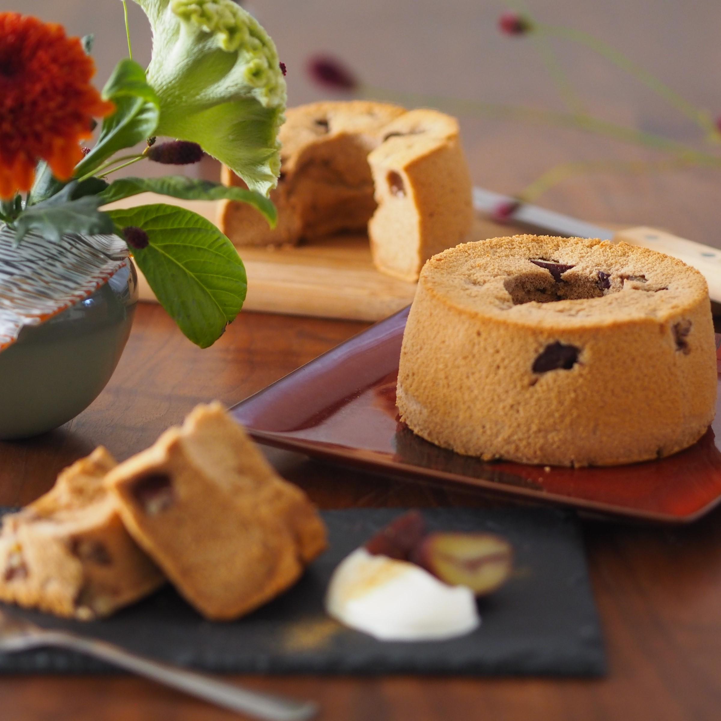 教室開催 栗とほうじ茶のシフォンケーキ 21年10月28日 開催 世田谷 祖師ヶ谷大蔵の教室 日常の食卓 東京都世田谷区 の21年10月レッスン情報 料理教室検索サイト クスパ