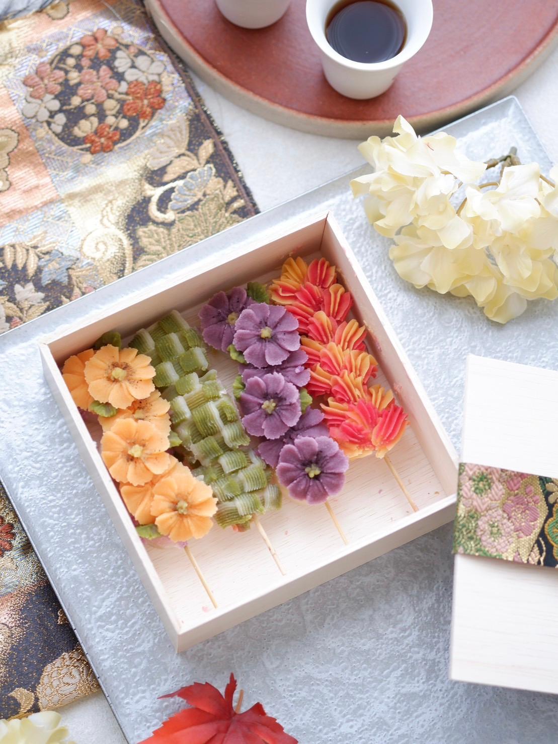 初心者の方歓迎！ あんこのお花® 秋のお団子ボックスレッスン2