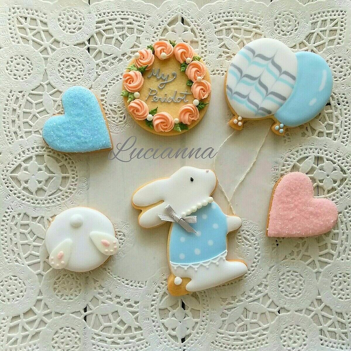 うさぎアイシングクッキー 17年10月16日 開催 Lucianna アイシングクッキー教室 兵庫県西宮市 の17年10月レッスン情報 料理教室検索サイト クスパ