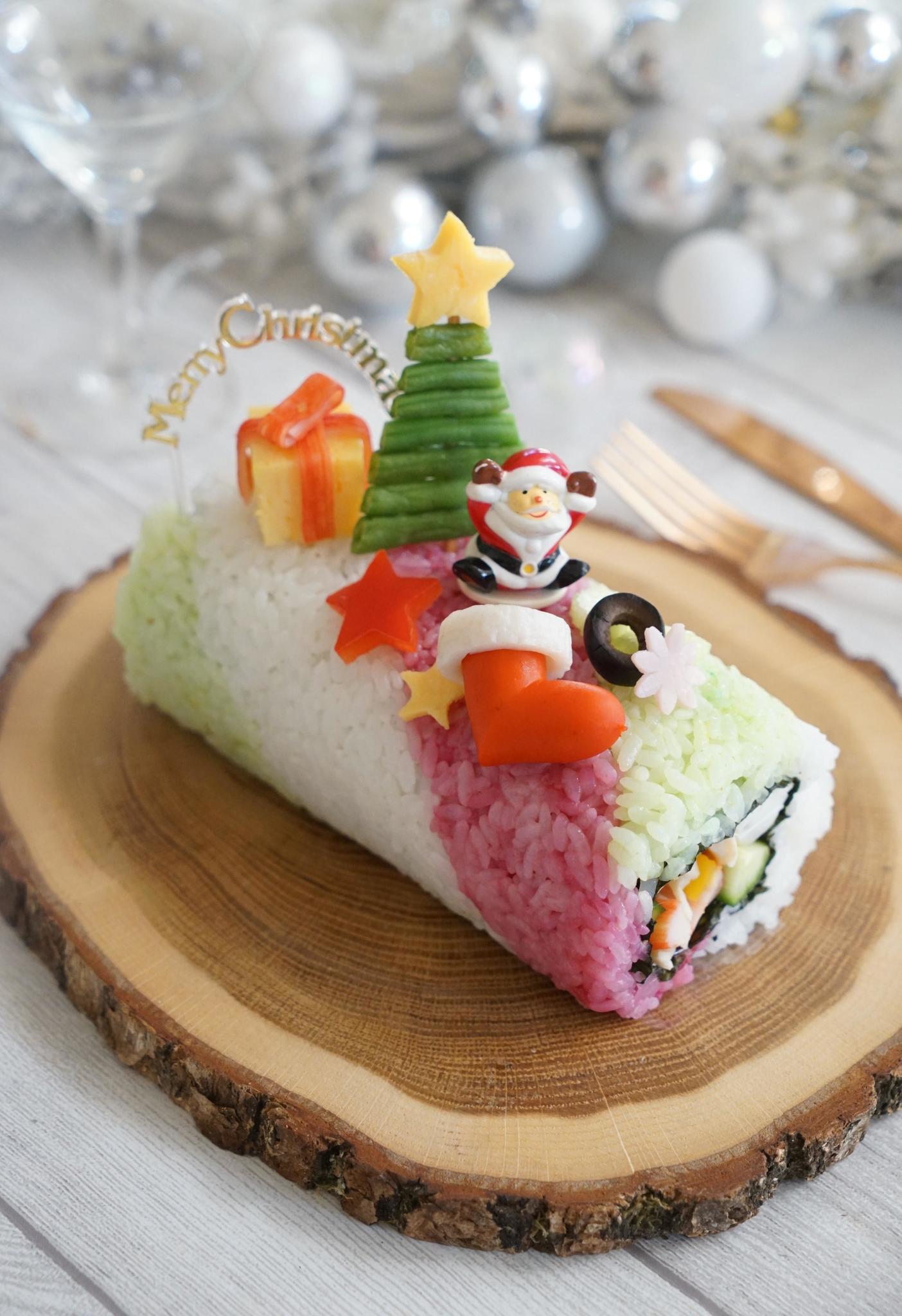 クリスマス特別企画 お寿司でノエル クリスマスカラーbタイプ 開催 巻き寿司アートスクール 北海道札幌市中央区 の21年5月レッスン情報 料理教室検索サイト クスパ