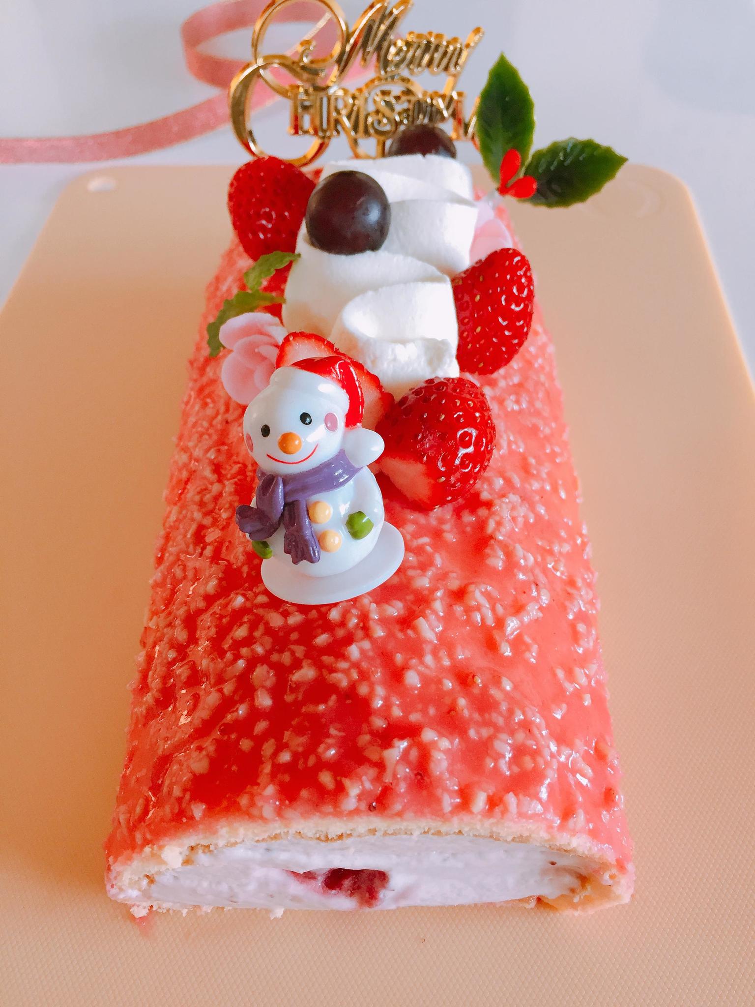 ブッシュ ド ノエル苺ムース クリスマスケーキ 開催 Mom S Sweets 静岡県静岡市 の21年4月レッスン情報 料理教室検索サイト クスパ