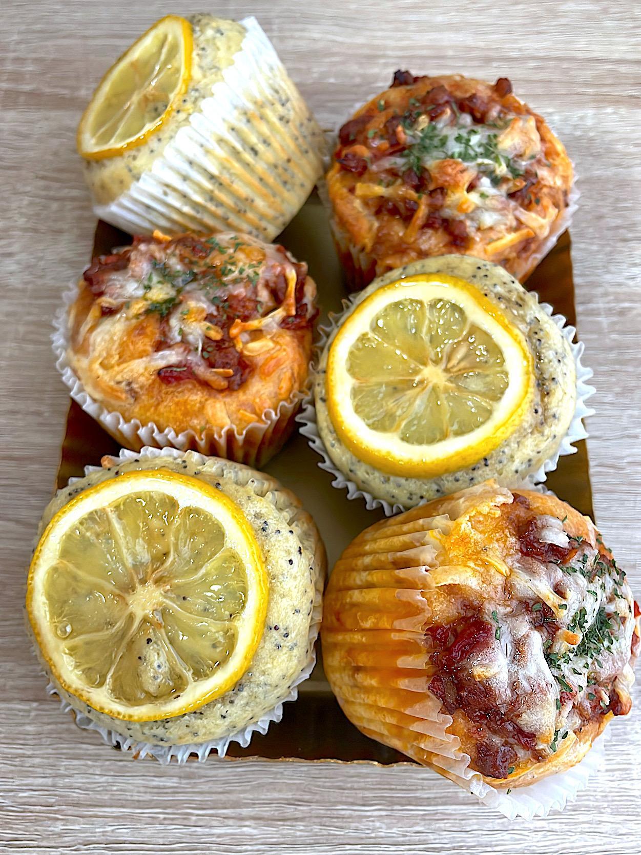 ブラックベリーレモンポピーシードマフィンのレシピ