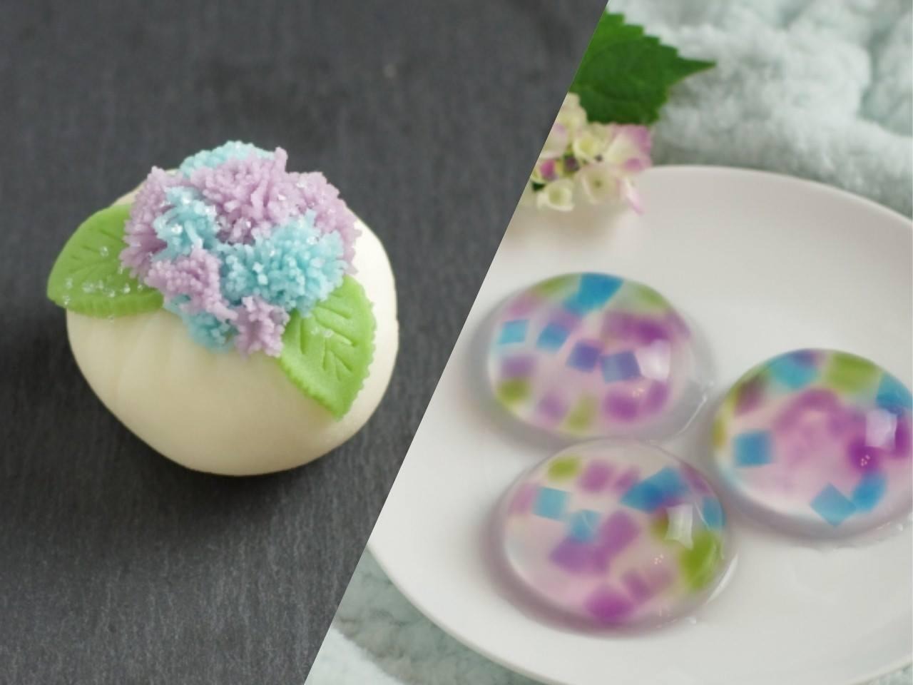 6月限定 紫陽花スイーツレッスン 18年6月27日 開催 あいわや和菓子教室 東京都葛飾区 の18年6月レッスン情報 料理教室検索サイト クスパ