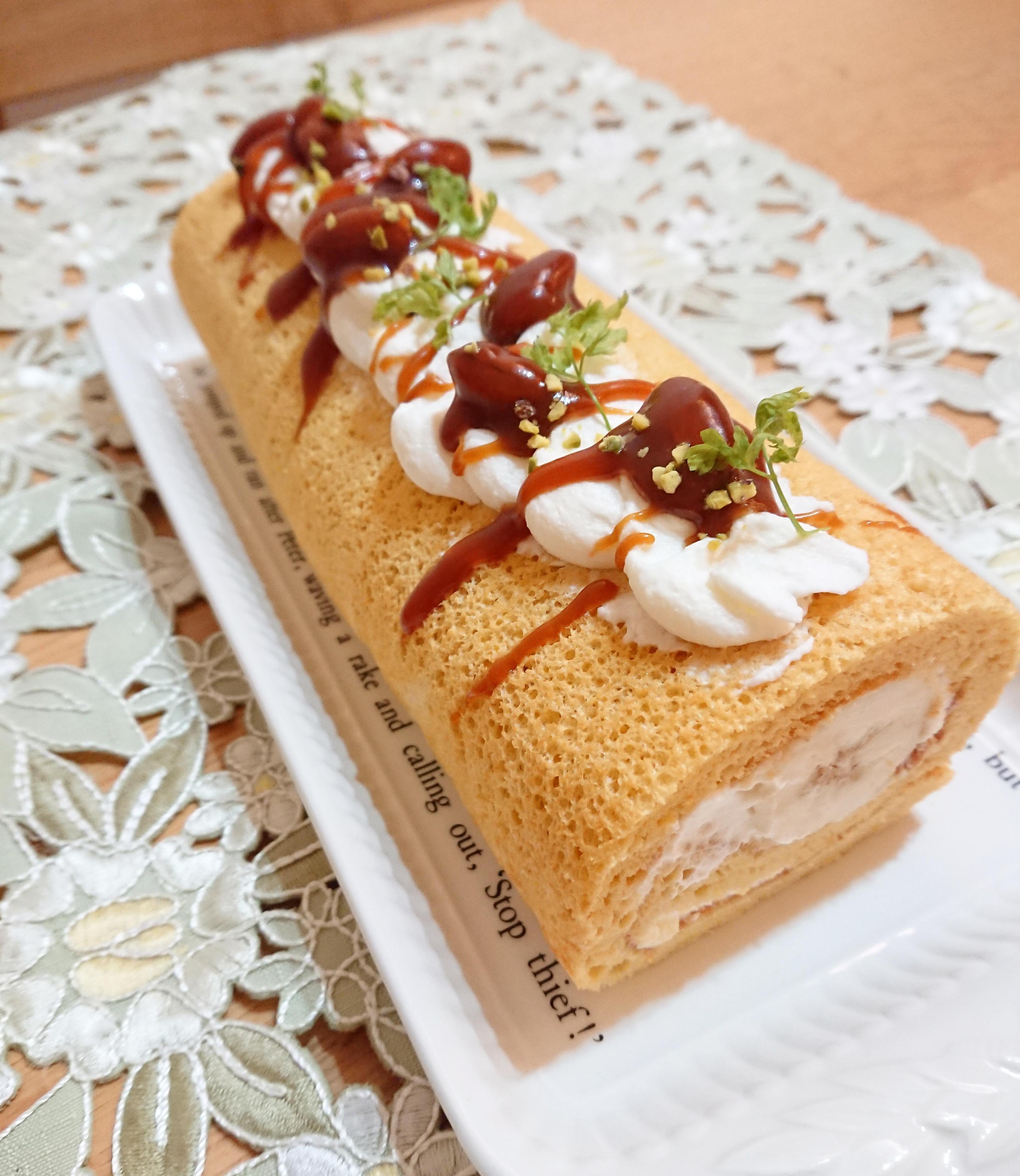 塩キャラメルロールケーキ 開催 Luana Kitchen 千葉県南流山駅近郊 の21年6月レッスン情報 料理教室検索サイト クスパ