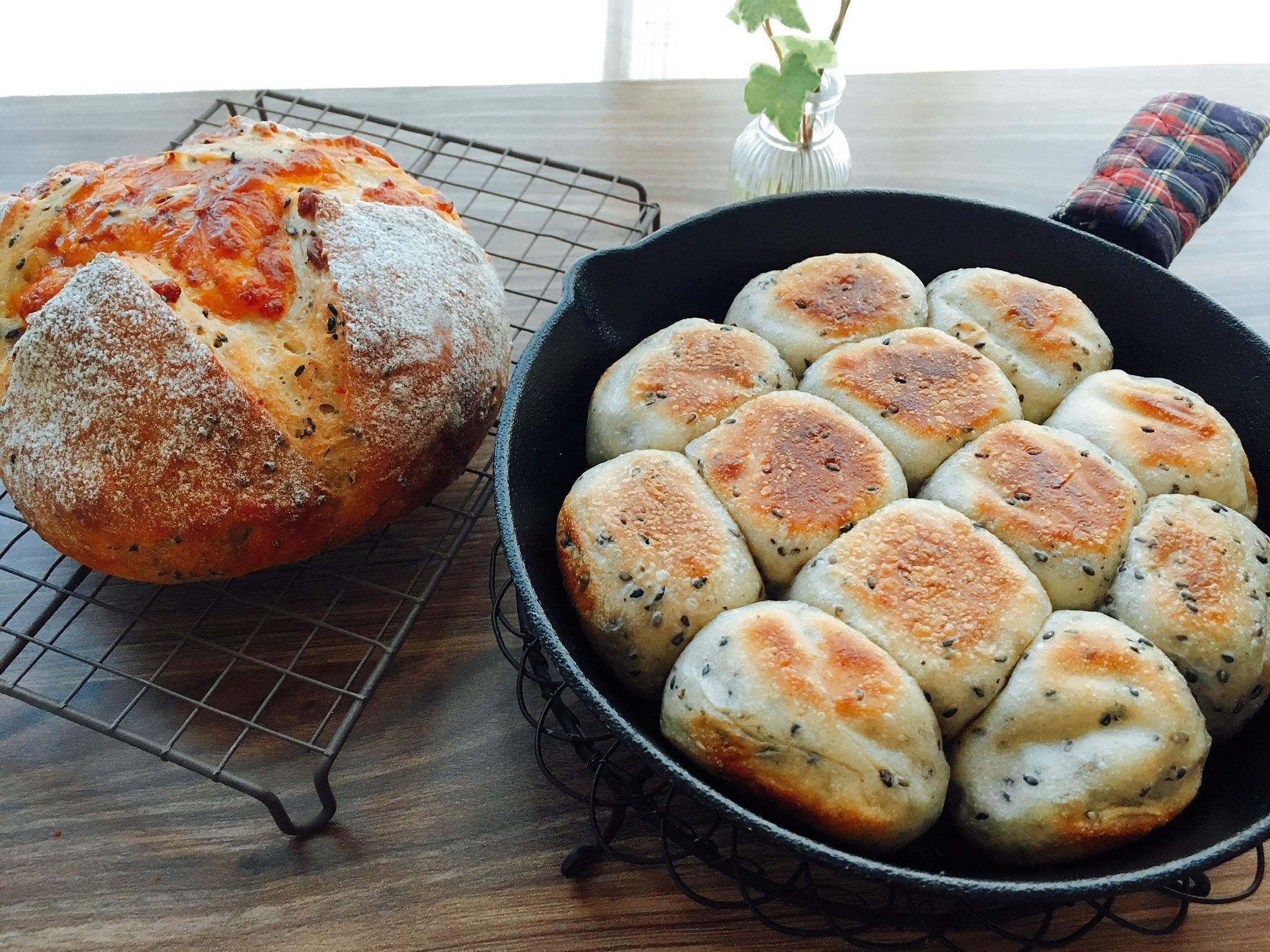 スキレットでごまのちぎりパン ごまチーズパン 開催 Makana 埼玉県川越市 の21年7月レッスン情報 料理教室検索サイト クスパ