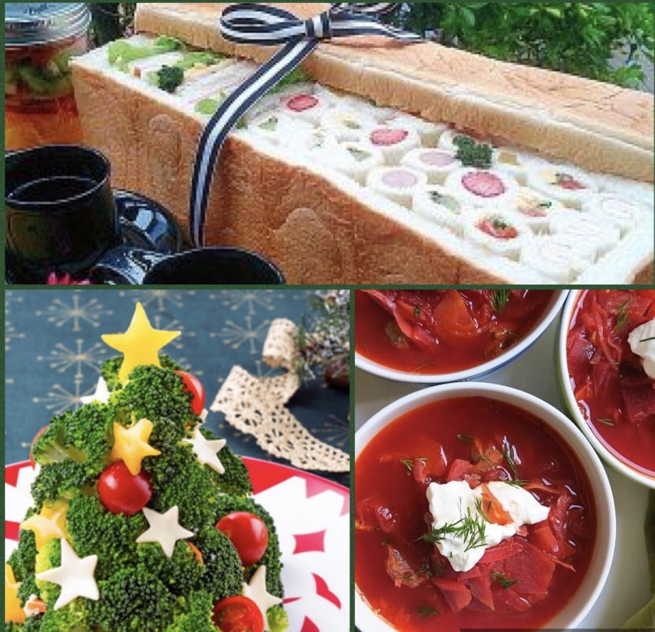 親子クリスマスイベント サンドイッチ サラダづくり 19年12月1日 開催 管理栄養士の料理教室なのはなキッチン 米粉パン 神奈川県横浜市旭区 の19年12月レッスン情報 料理教室検索サイト クスパ