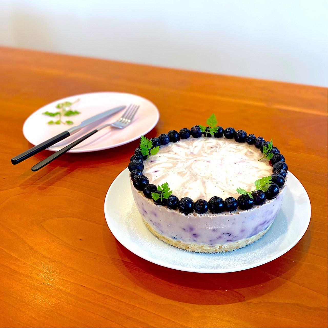 ヘルシー フレッシュ ブルーベリーマーブルレアチーズケーキ 21年8月14日 開催 管理栄養士の料理教室なのはなキッチン 米粉パン 神奈川県横浜市旭区 の21年8月レッスン情報 料理教室検索サイト クスパ