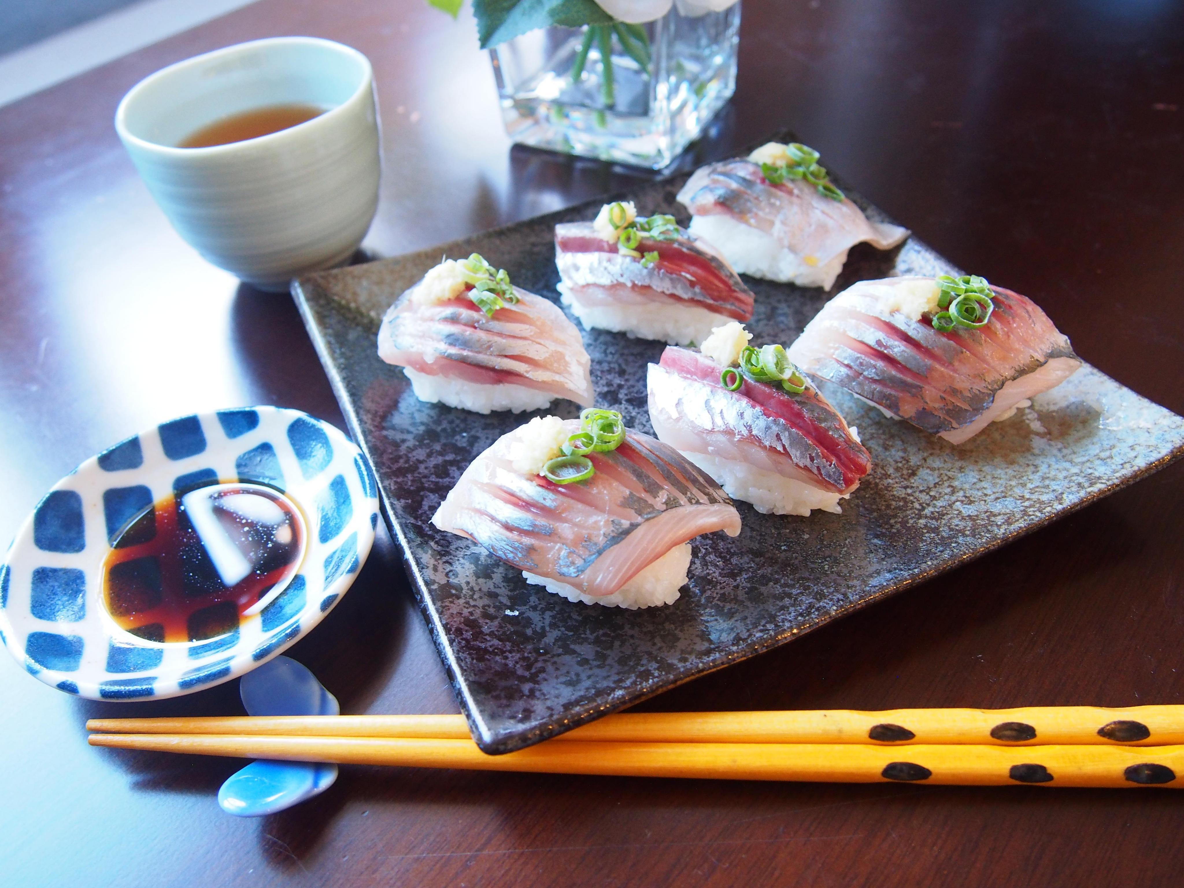 旬のアジ アジの握り寿司 アジの梅天ぷら 夏野菜の冷製おでん 開催 Sakura Kitchen 東京都世田谷区 の21年7月レッスン情報 料理教室検索サイト クスパ