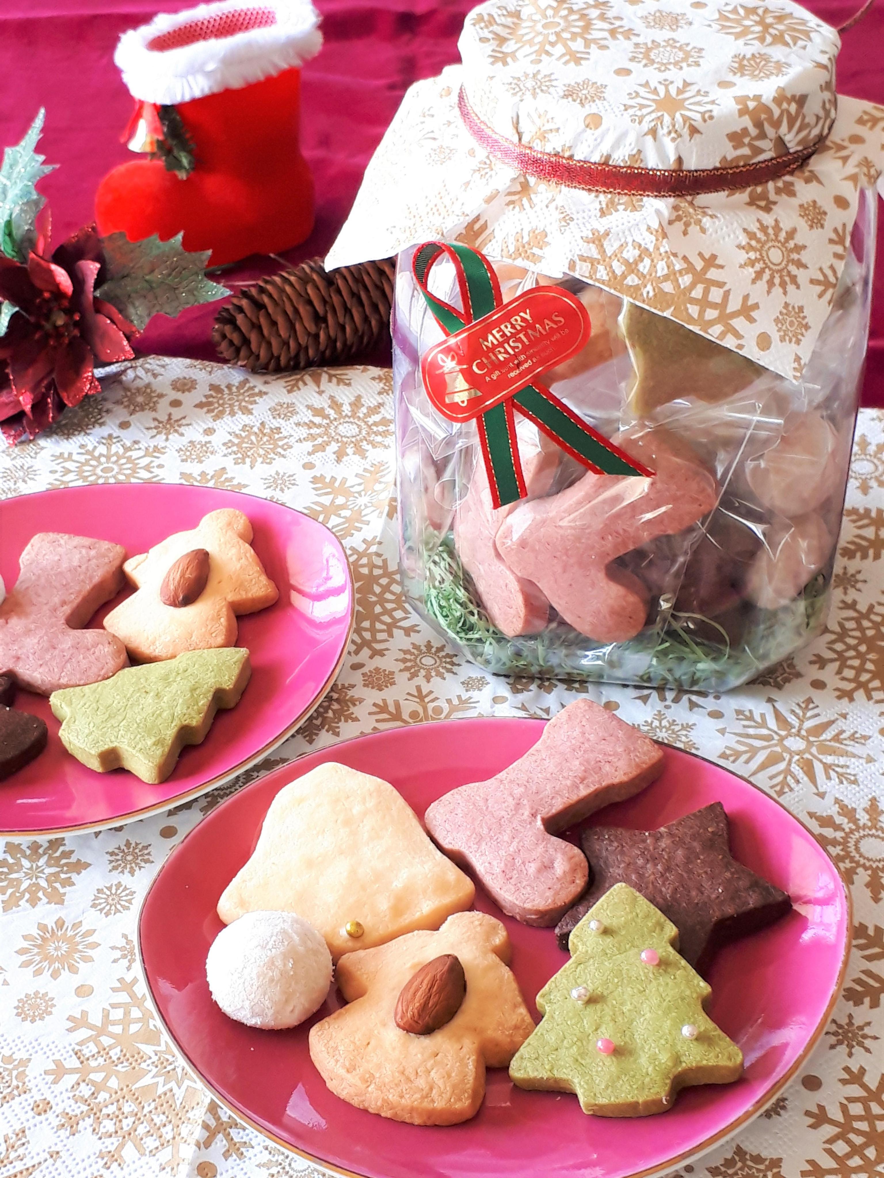 12月レッスン かわいいキャニスターに入ったクリスマスクッキー 彡 料理教室la Vieのブログ
