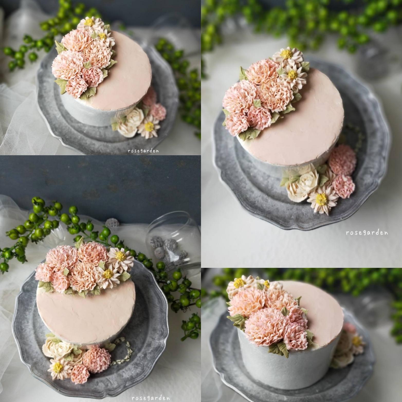 リアルフラワーケーキ Lesson 3 母の日フラワーケーキ 22年4月30日 開催 アイシングクッキー フラワーケーキrosegarden 東京都練馬区 の22年4月レッスン情報 料理教室検索サイト クスパ