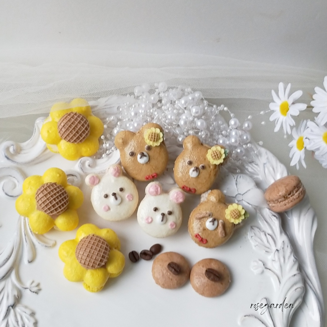 くまと3Dヒマワリのマカロン』 (2024年10月20日)開催 | アイシング