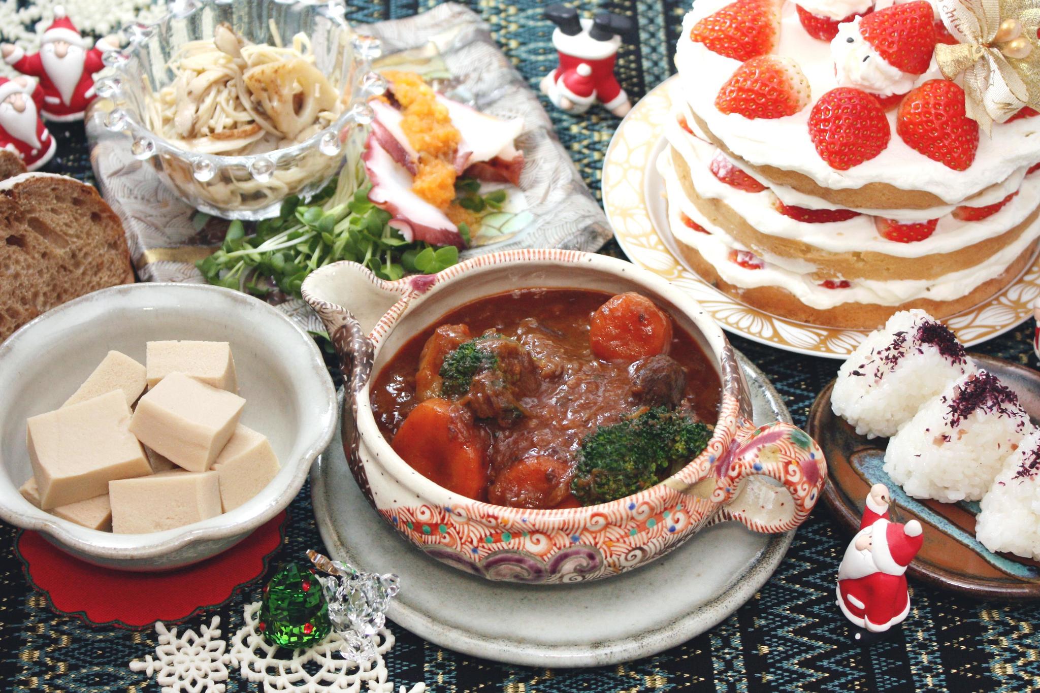 納得のビーフシチューと雪のようなスポンジケーキ 和洋折衷献立 19年12月25日 開催 Cooking Club Rasa Bahagia 茨城県つくば市 の19年12月レッスン情報 料理教室検索サイト クスパ 納得のビーフシチューと雪のようなスポンジケーキ 和洋折衷献立 19年12月25日 開催 Cooking Club Rasa Bahagia 茨城県つくば市 の19年12月レッスン情報 料理教室検索サイト クスパ