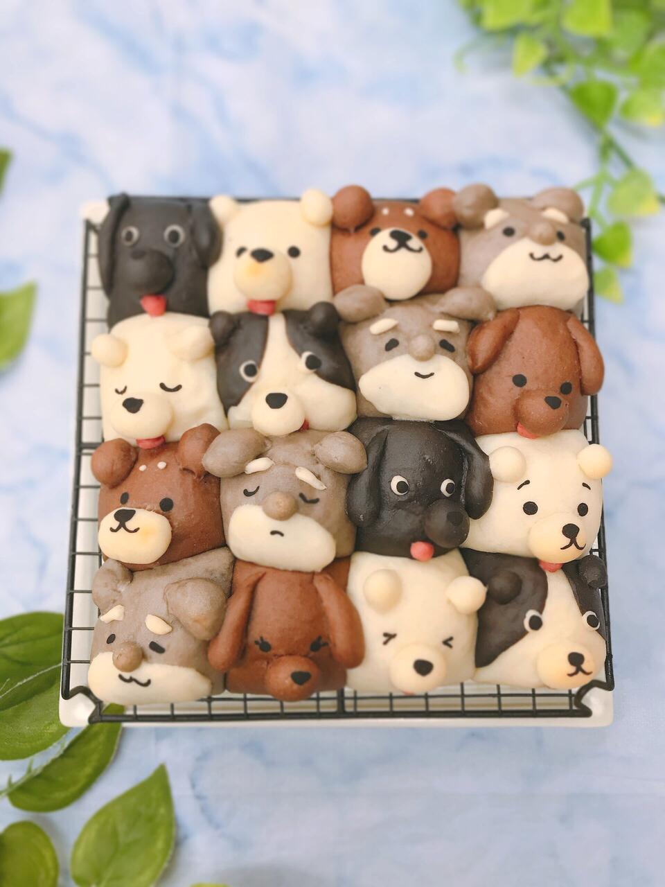 柴犬ちぎりパン&きゅうす