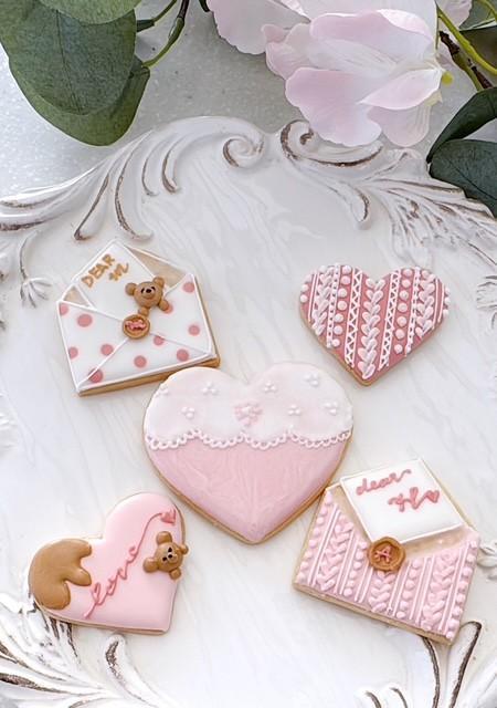 ハートとラブレターでバレンタインアイシングクッキー』 (2026年2月14
