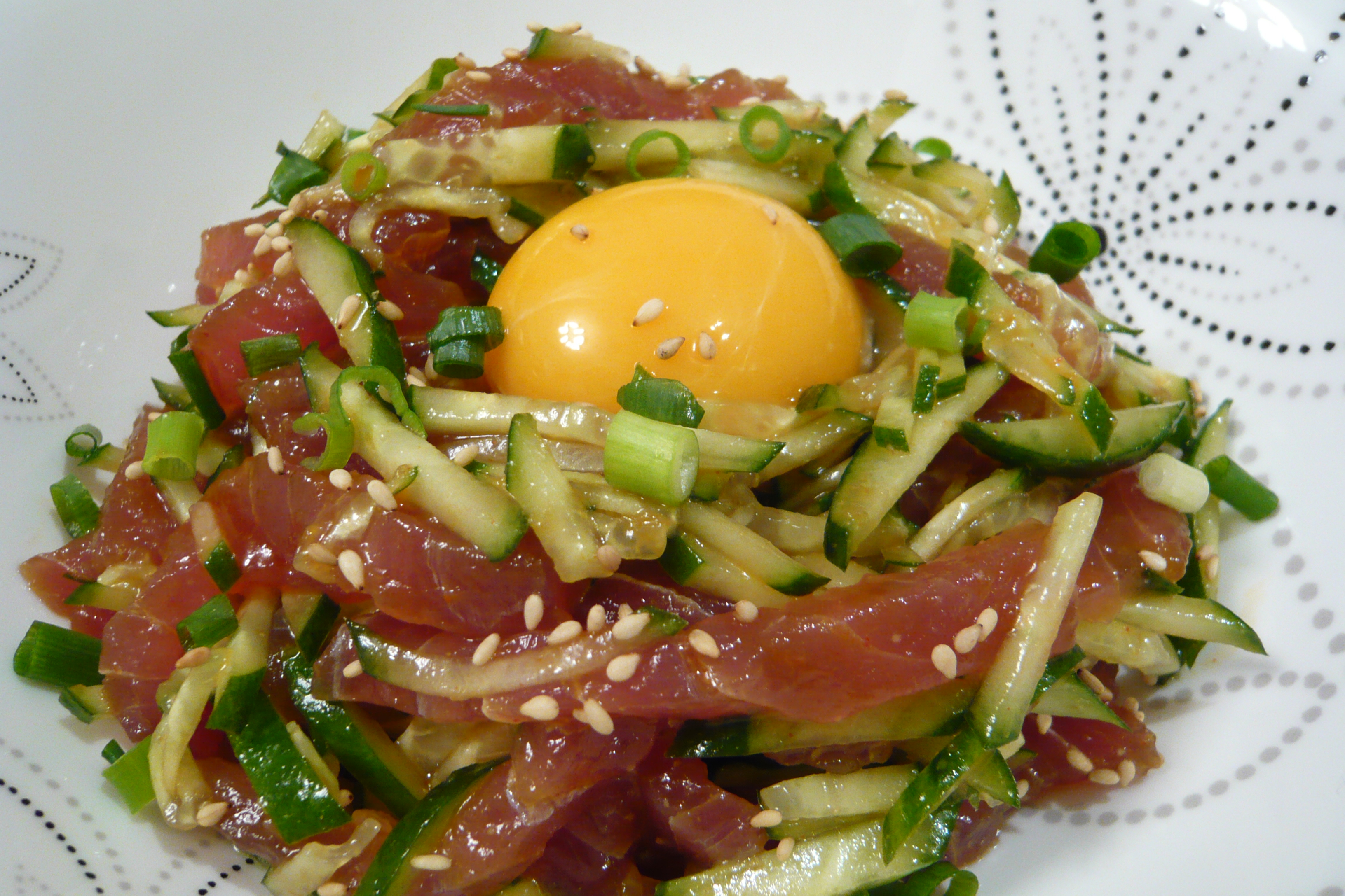 まぐろのユッケスタイルのレシピ 作り方 石田 ゆかり 料理教室検索サイト クスパ