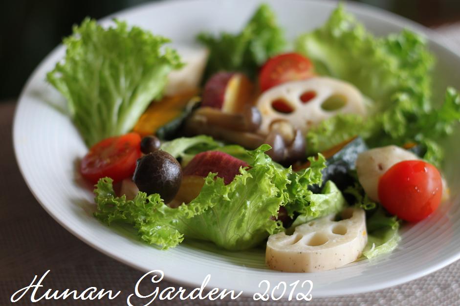 秋の収穫サラダのレシピ