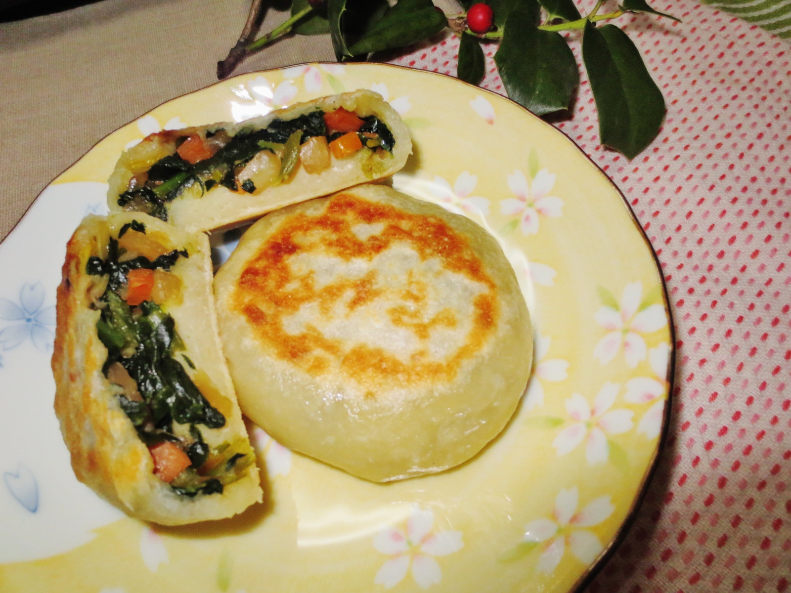 冬野菜入りヘルシーおやきのレシピ 作り方 ｓｗｅｅｔｓ きまぐれｌｕｎｃｈ 料理教室検索サイト クスパ