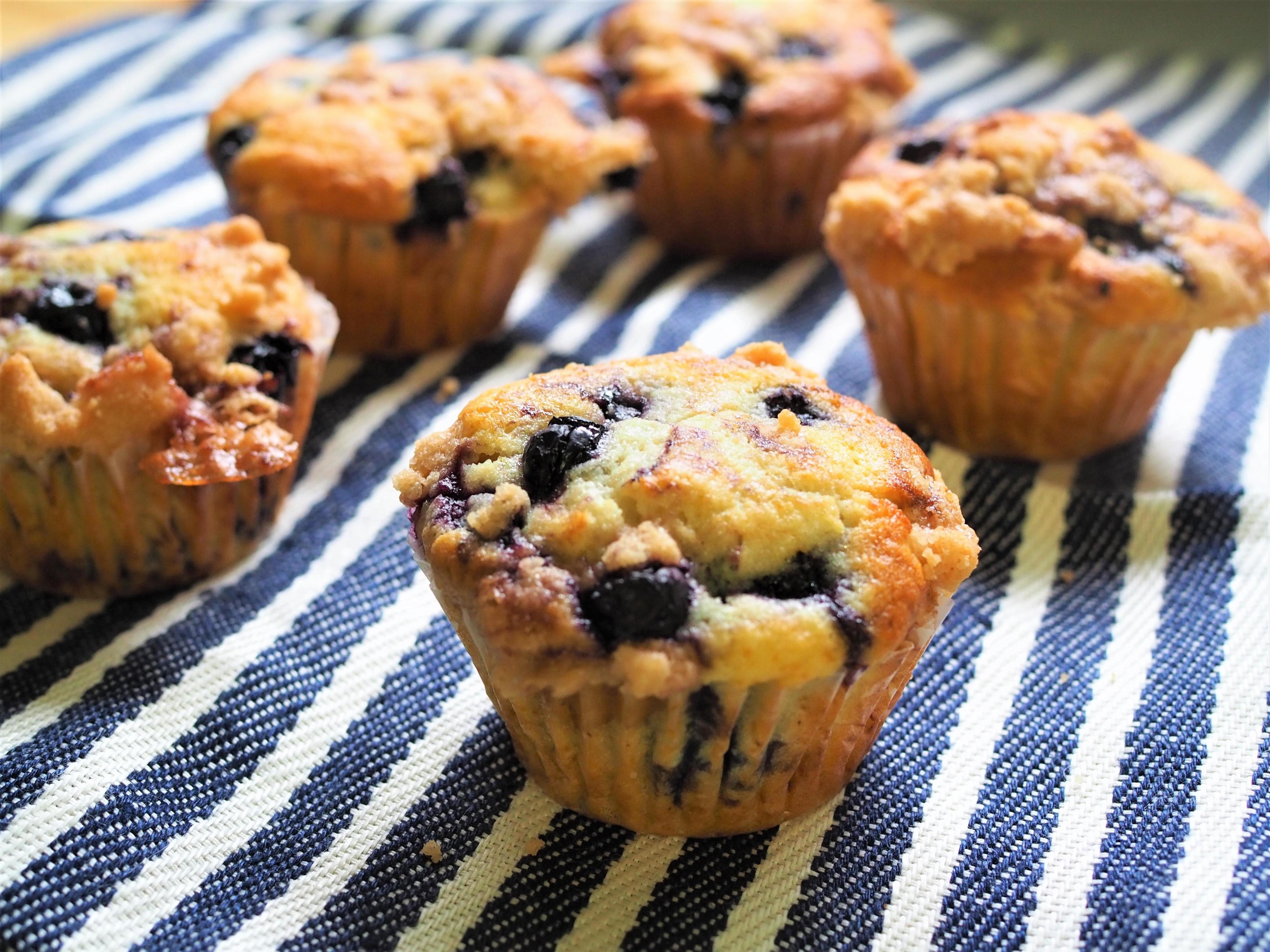 アニスとブルーベリーのマフィン レシピ