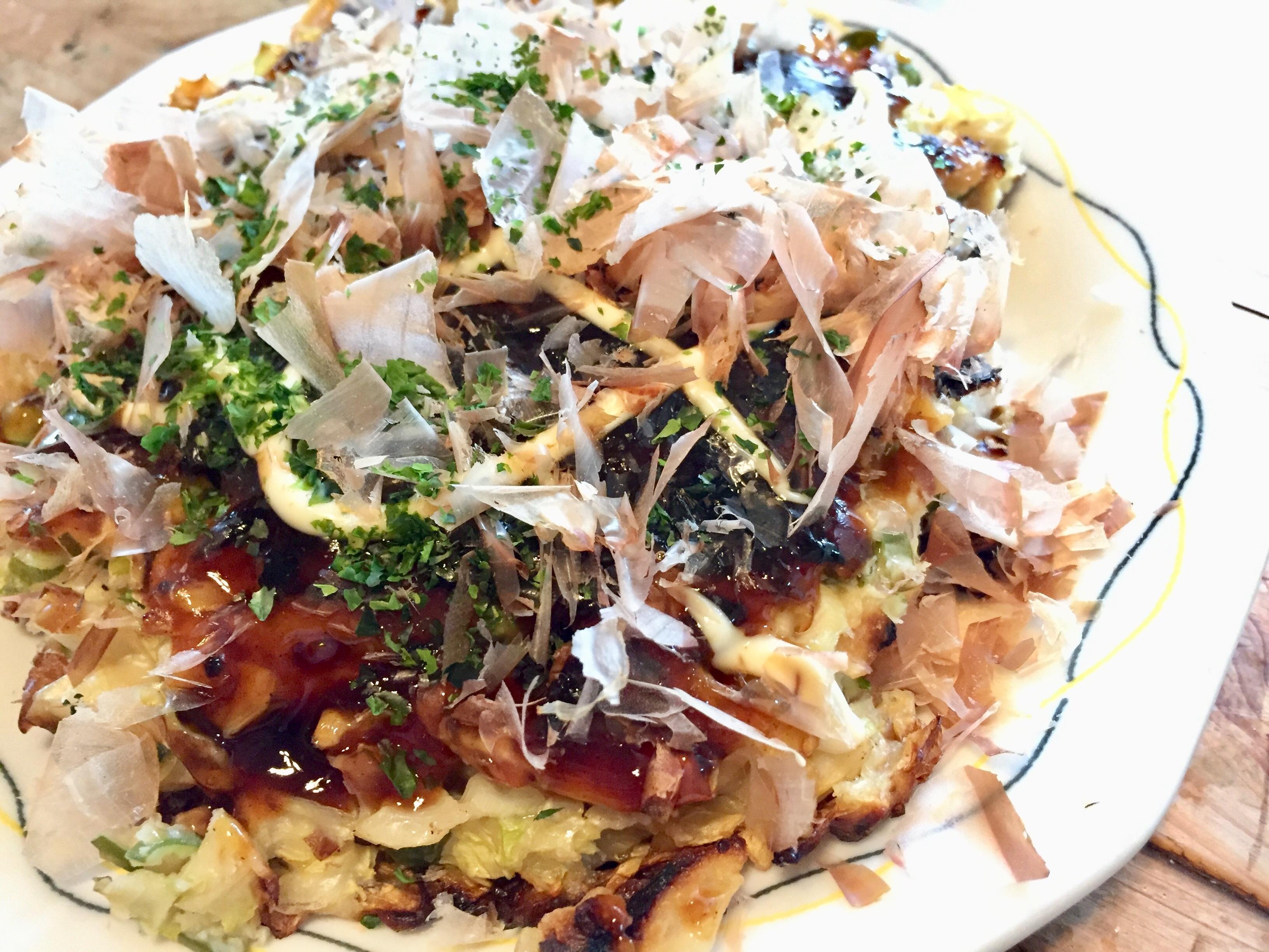 エンドウ豆入りお好み焼きのレシピ 作り方 永谷あきこ 料理教室検索サイト クスパ