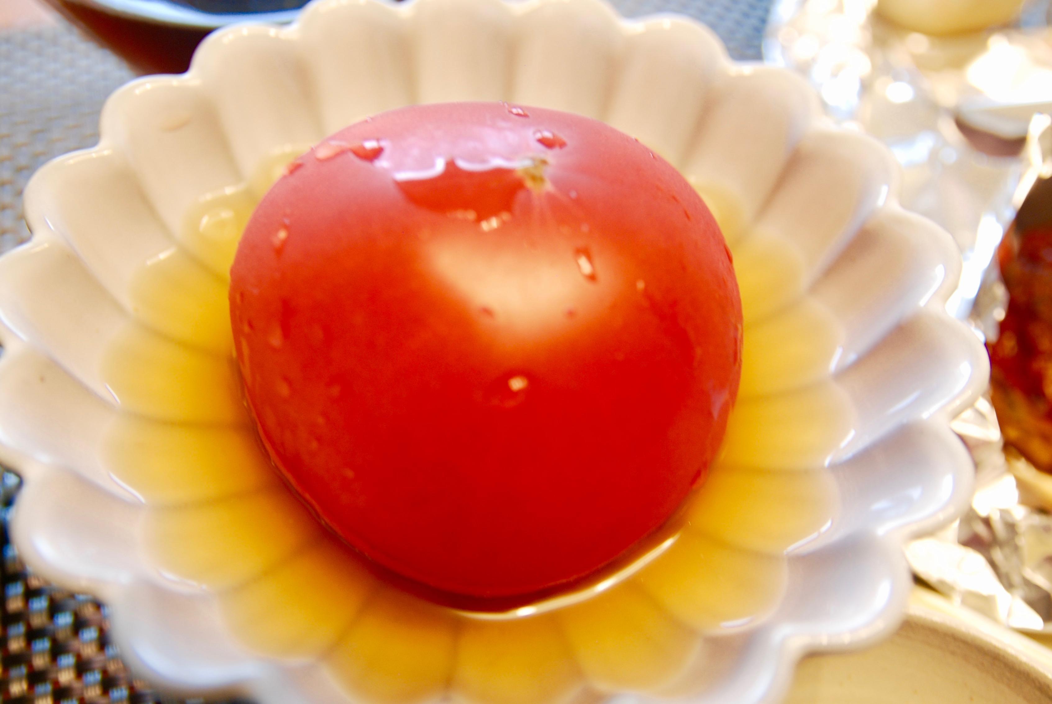 丸ごとトマトの含め煮のレシピ 作り方 かわなべ あやこ 料理教室検索サイト クスパ