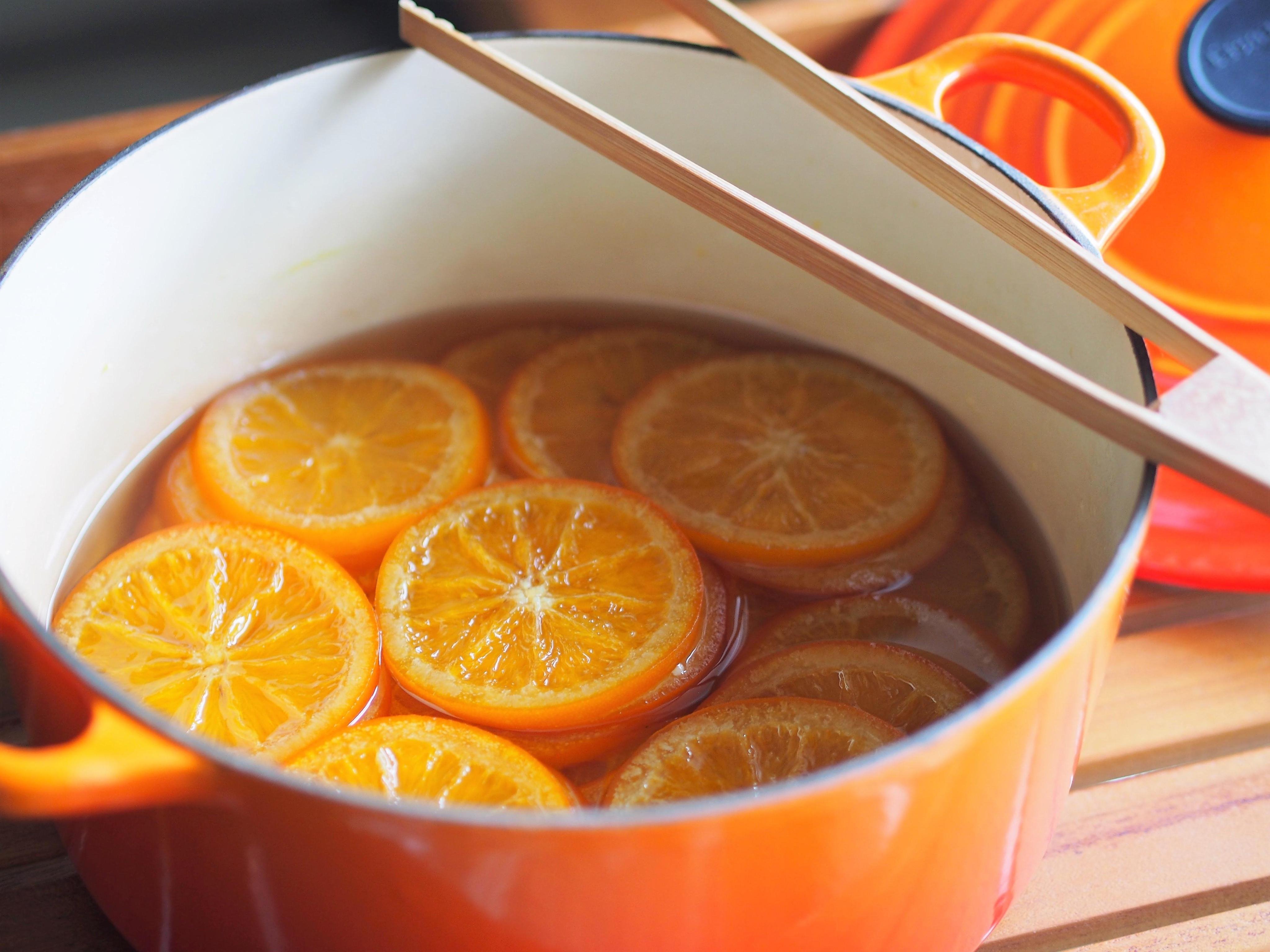 オレンジコンフィとオランジェットのレシピ 作り方 名田 緑 料理教室検索サイト クスパ