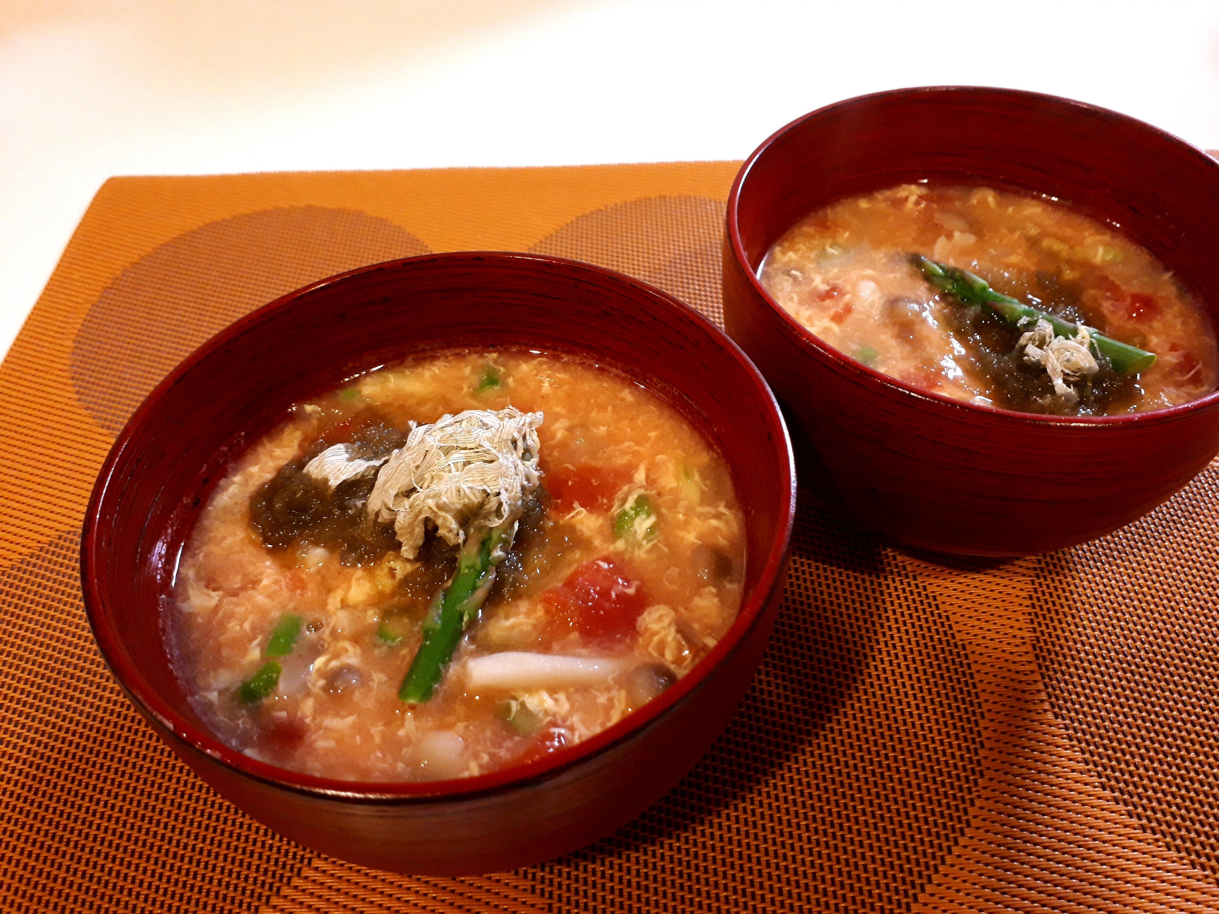 アスパラガスのトマト汁のレシピ 作り方 石田 ゆかり 料理教室検索サイト クスパ