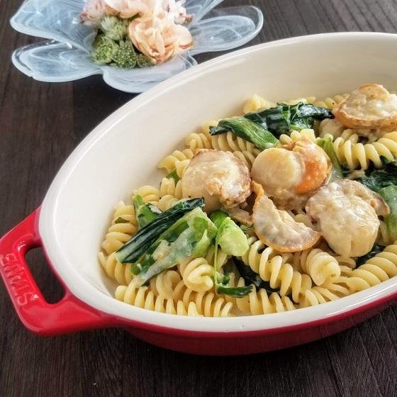 ランチにピッタリ ベビーホタテと小松菜フリッジのレシピ 作り方 髙橋 眞季 料理教室検索サイト クスパ