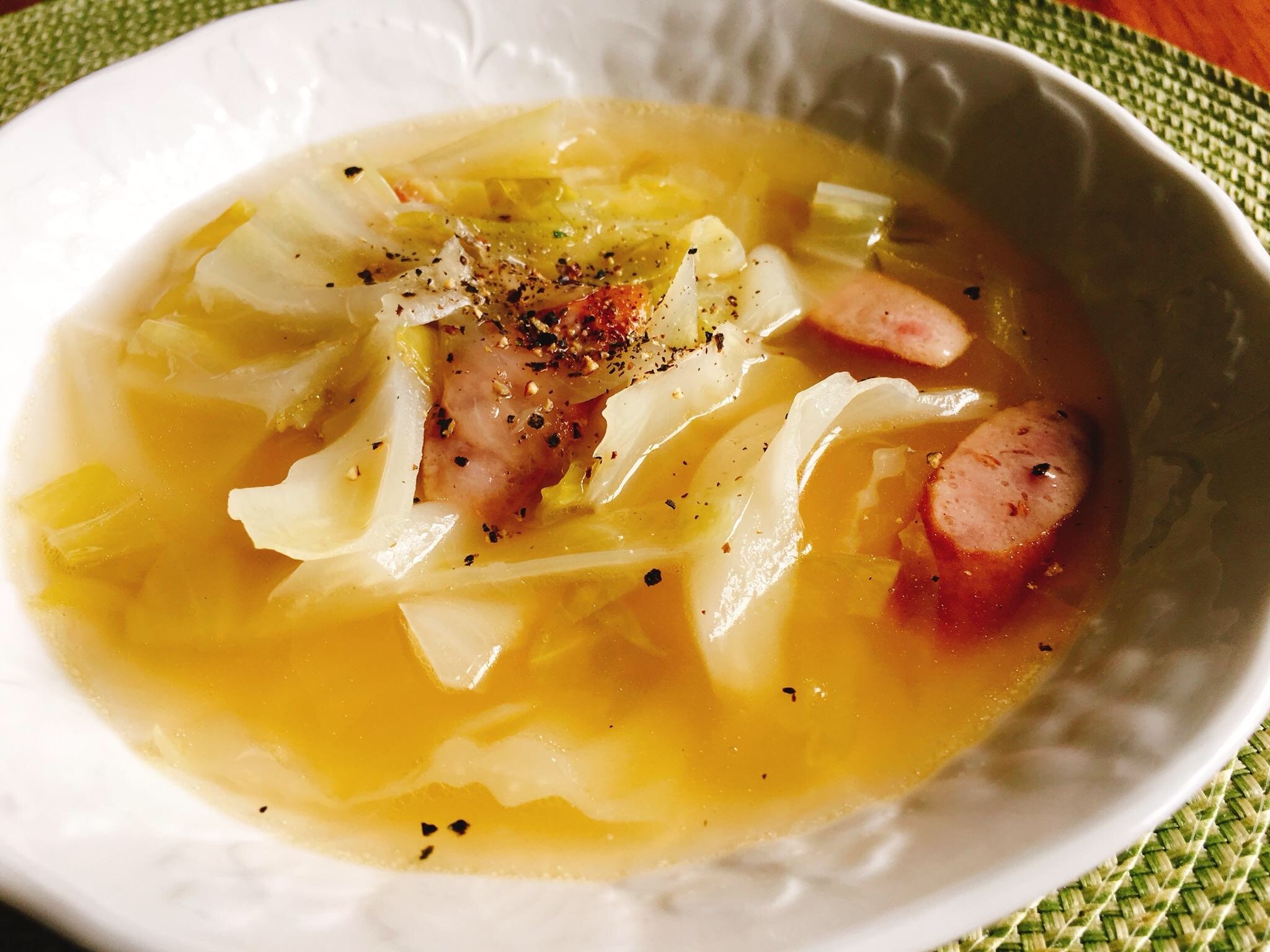 キャラウェイとキャベツのスープ レシピ