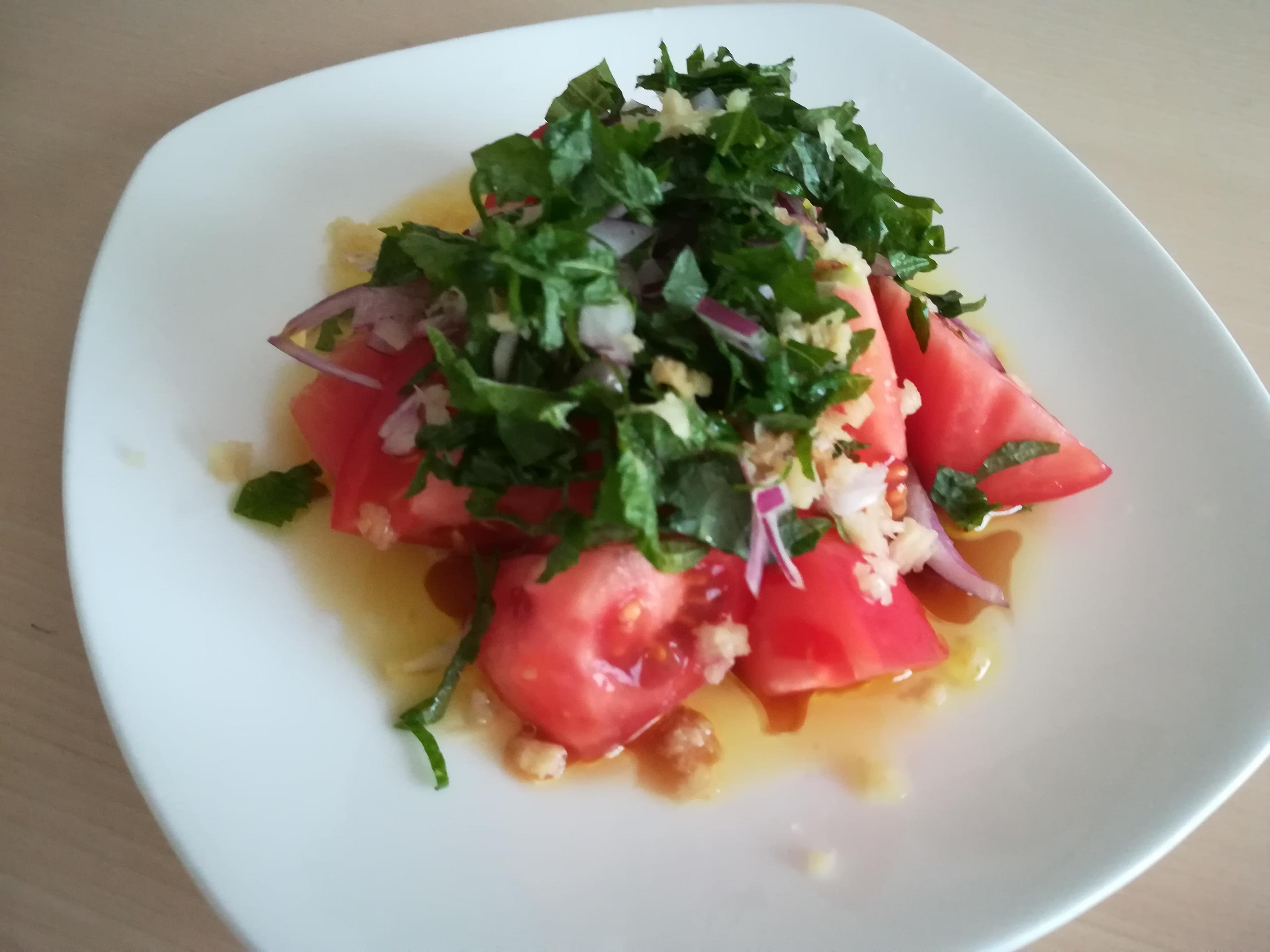 料理家のレシピ 5分で出来る 夏にさっぱり トマトのサラダ の作り方 石毛郁子 クスパ