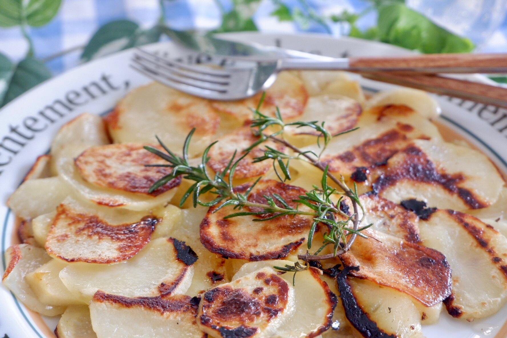 ジャガイモとりんごのガレットのレシピ、作り方（羽多野奈緒美） 料理教室検索サイト「クスパ」