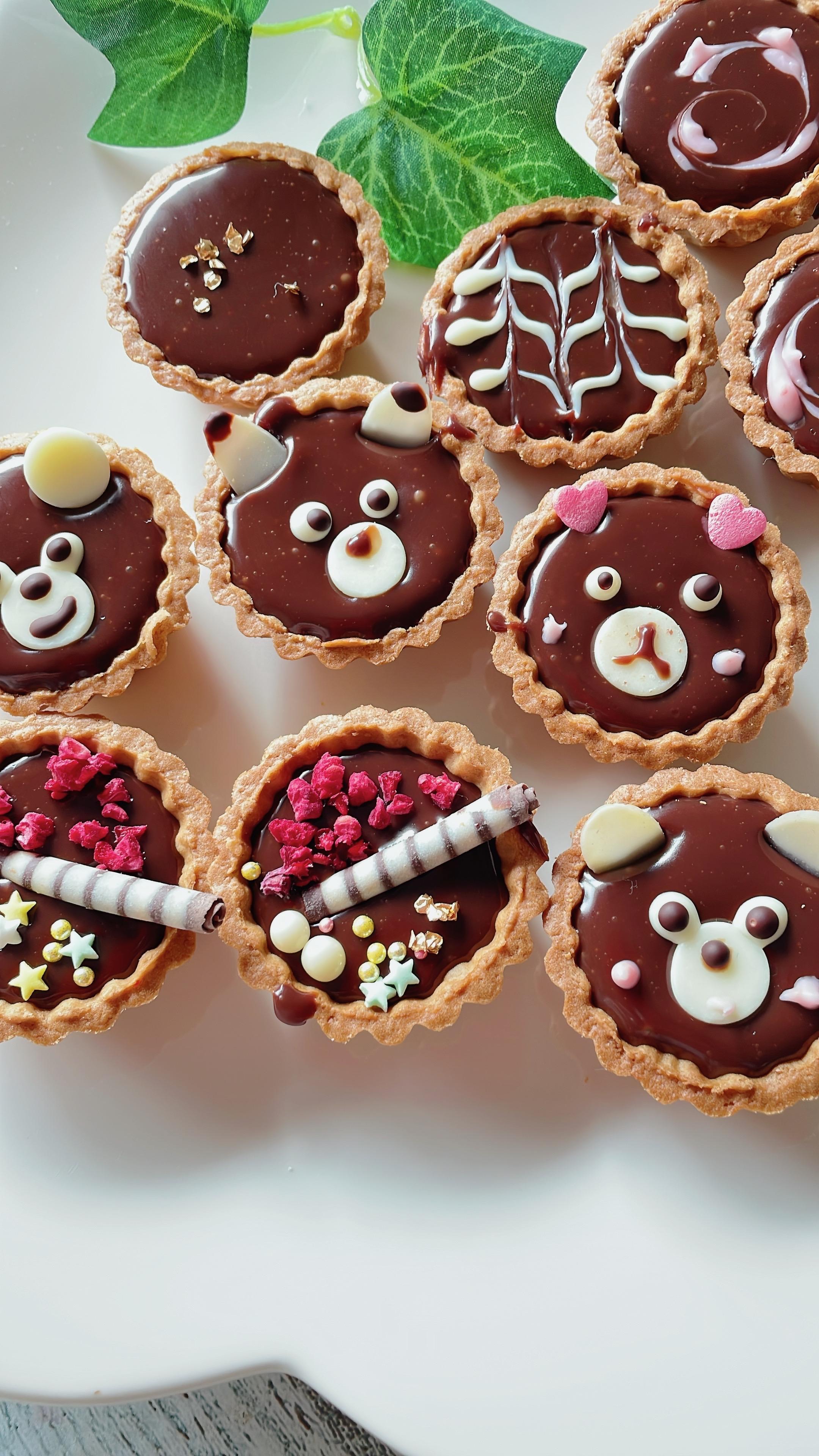 お家で作れる】「くまさんガナッシュタルト」の作り方（まさちゃん